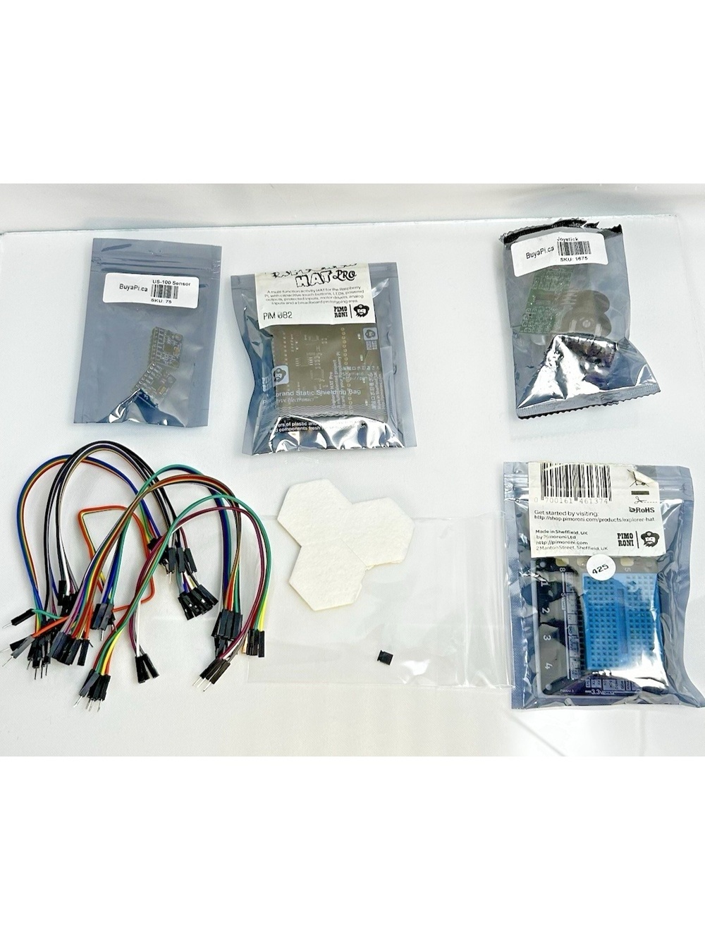 Raspberry Pi Lot Components Lot Joystick Speaker? Sensors Explorer HAT Pros